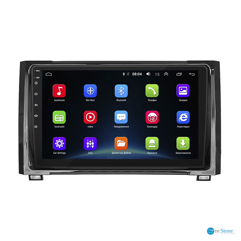 Штатная магнитола Lesko для Toyota Tundra II Рестайлинг 2013-2021 экран 9" 2/32Gb Wi-Fi GPS Base