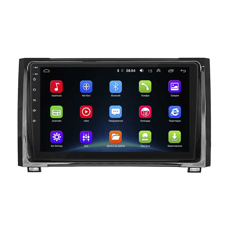 Штатная магнитола Lesko для Toyota Tundra II Рестайлинг 2013-2021 экран 9" 2/32Gb Wi-Fi GPS Base