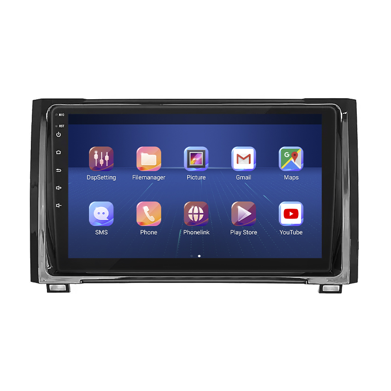 Штатная магнитола Lesko для Toyota Tundra II Рестайлинг 2013-2021 экран 9" 4/64Gb 4G Wi-Fi GPS Top