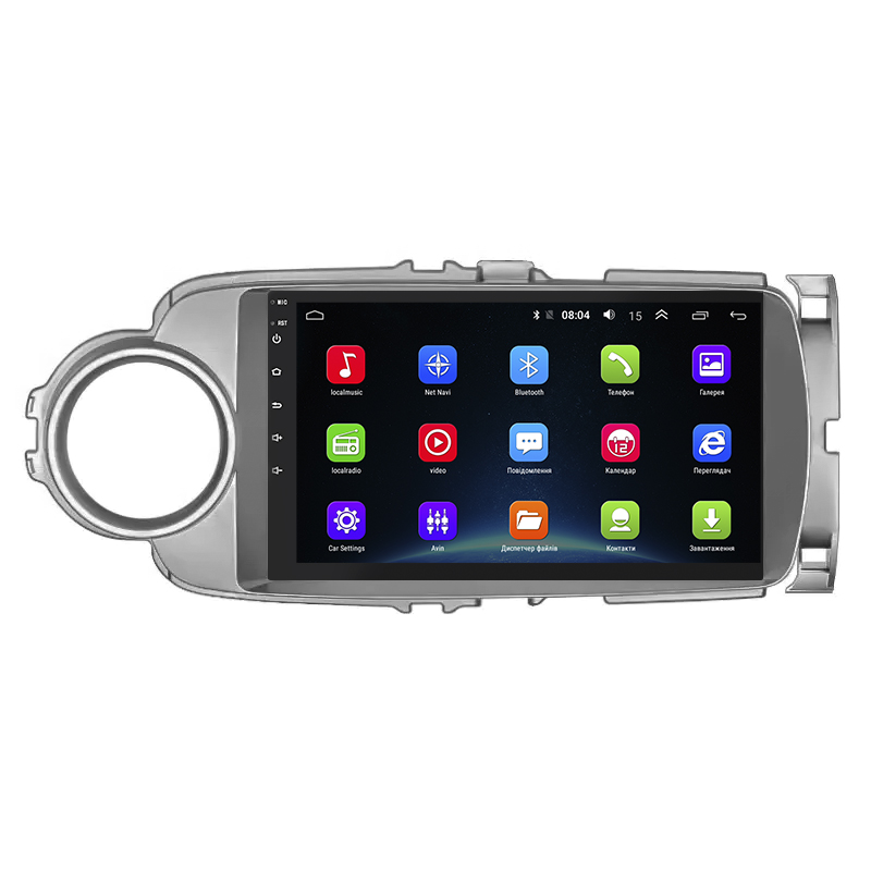 Штатная магнитола Lesko для Toyota Yaris III 2010-2014 экран 9" 2/32Gb Wi-Fi GPS Base