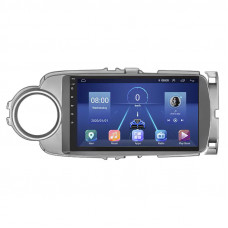 Штатная магнитола Lesko для Toyota Yaris III 2010-2014 экран 9" 6/128Gb 4G Wi-Fi GPS Top