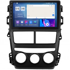 Штатная магнитола Lesko для Toyota Yaris III Рестайлинг 2 2017-2020 экран 9" 2/32Gb CarPlay 4G Wi-Fi GPS Prime