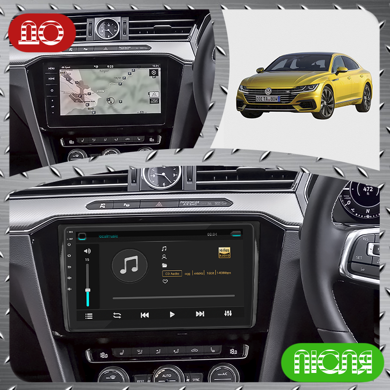 Штатная магнитола Lesko для Volkswagen Arteon I 2017-2020 экран 9" 2/32Gb Wi-Fi GPS Base