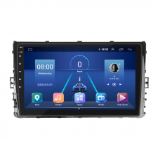 Штатная магнитола Lesko для Volkswagen Atlas I Рестайлинг 2020-н.в. экран 9" 6/128Gb 4G Wi-Fi GPS Top