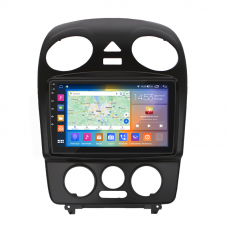 Штатная магнитола Lesko для Volkswagen Beetle I (A4) Рестайлинг 2005-2010 экран 9" 2/32Gb CarPlay 4G Wi-Fi GPS Prime