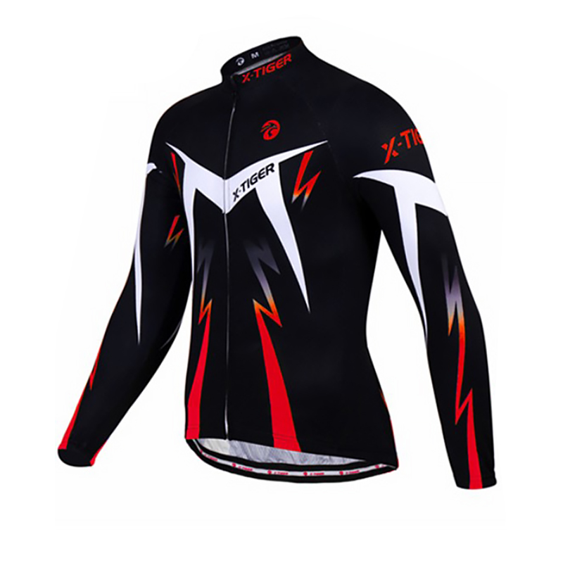 Вело костюм для мужчин X-Тiger XM-CT-013 кофта с длинным рукавом штаны Red XXL