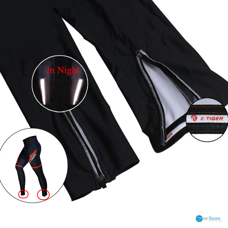 Вело костюм для мужчин X-Тiger XM-CT-013 кофта с длинным рукавом штаны Red XXL