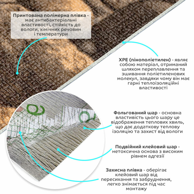 Самоклеючі шпалери 2800х450х1,5мм Жовтий мармур SW-00000728