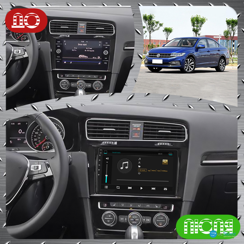 Штатная магнитола Lesko для Volkswagen Bora IV 2018-н.в. экран 9" 1/16Gb Wi-Fi GPS Base