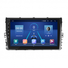 Штатная магнитола Lesko для Volkswagen Bora IV 2018-н.в. экран 9" 6/128Gb 4G Wi-Fi GPS Top