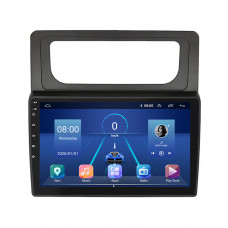 Штатная магнитола Lesko для Volkswagen Caddy III Рестайлинг 2010-2015 экран 10" 4/64Gb 4G Wi-Fi GPS Top