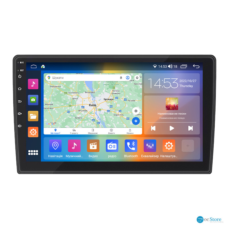 Штатная магнитола Lesko для Volkswagen Caravelle T5 2003-2009 экран 10" 4/64Gb CarPlay 4G Wi-Fi GPS Prime