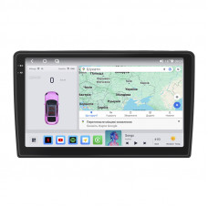 Штатная магнитола Lesko для Volkswagen Caravelle T5 Рестайлинг 2009-2015 экран 10" 4/64 QLED CarPlay 4G Wi-Fi GPS 360 Prime