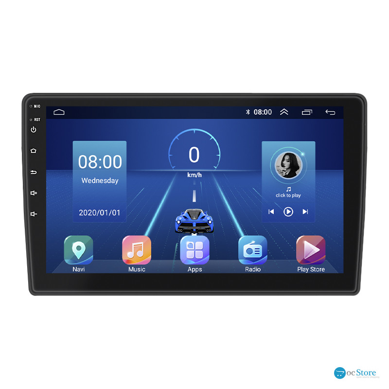 Штатная магнитола Lesko для Volkswagen Caravelle T5 Рестайлинг 2009-2015 экран 10" 2/32Gb 4G Wi-Fi GPS Top
