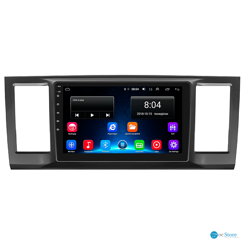 Штатная магнитола Lesko для Volkswagen Caravelle T6 2015-2020 экран 9" 2/32Gb Wi-Fi GPS Base