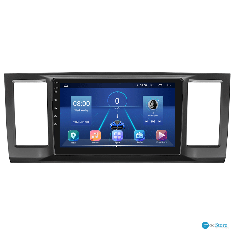 Штатная магнитола Lesko для Volkswagen Caravelle T6 2015-2020 экран 9" 6/128Gb 4G Wi-Fi GPS Top