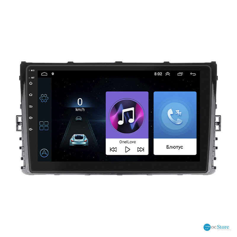 Штатная магнитола Lesko для Volkswagen Caravelle T6 Рестайлинг 2019-н.в. экран 9" 1/16Gb Wi-Fi GPS Base