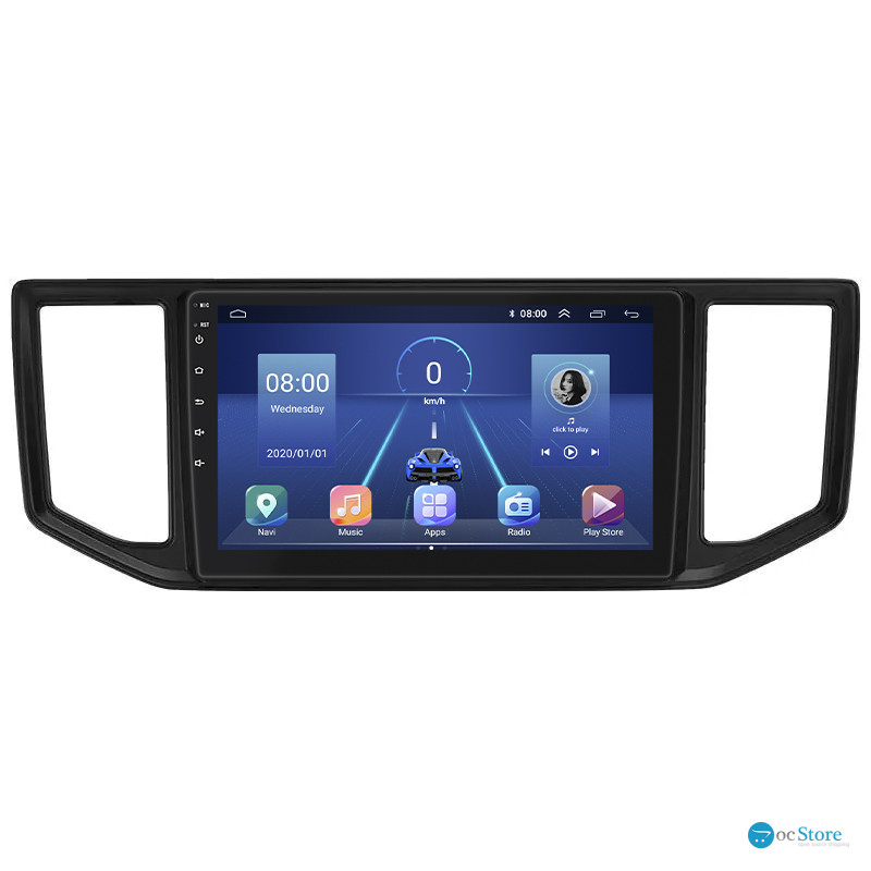 Штатная магнитола Lesko для Volkswagen Crafter II 2017-н.в. экран 10" 2/32Gb 4G Wi-Fi GPS Top