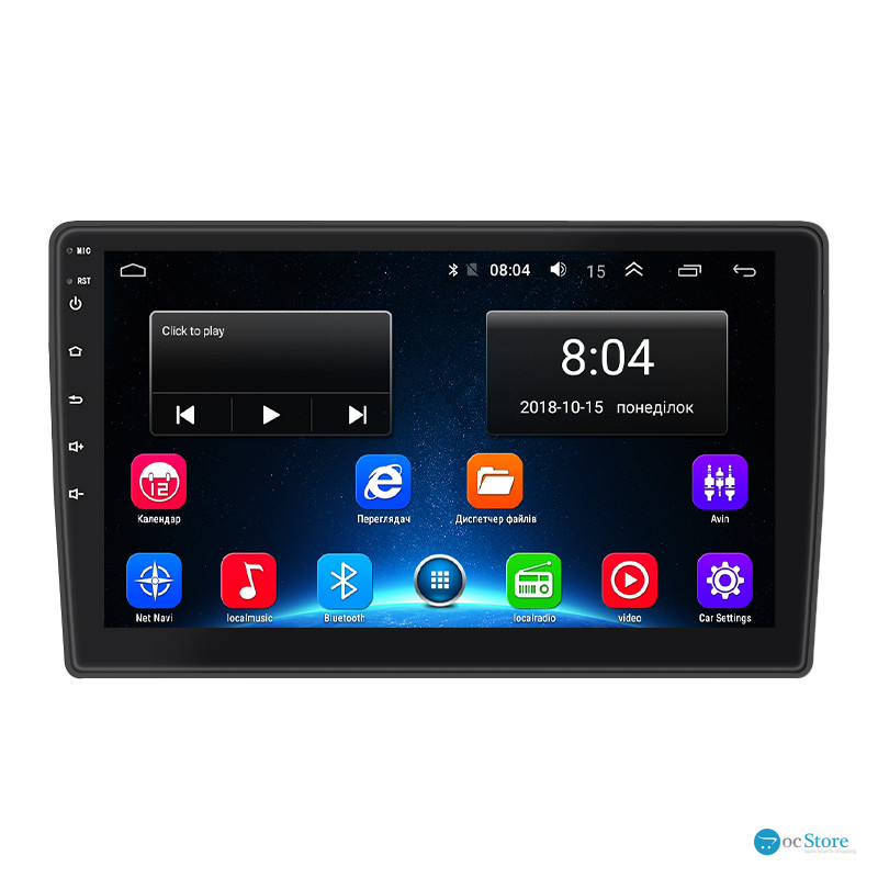 Штатная магнитола Lesko для Volkswagen Golf V 2003-2009 экран 10" 2/32Gb Wi-Fi GPS Base