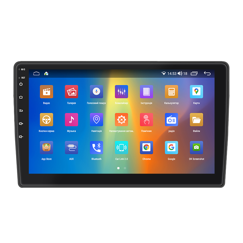 Штатная магнитола Lesko для Volkswagen Golf V 2003-2009 экран 10" 2/32Gb CarPlay 4G Wi-Fi GPS Prime