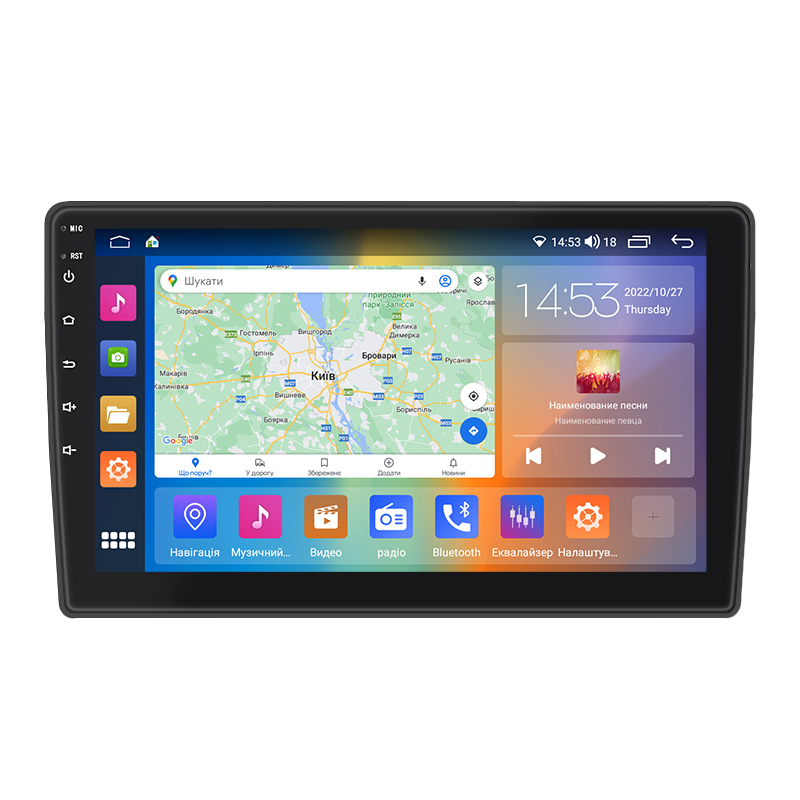 Штатная магнитола Lesko для Volkswagen Golf V 2003-2009 экран 10" 4/64Gb CarPlay 4G Wi-Fi GPS Prime