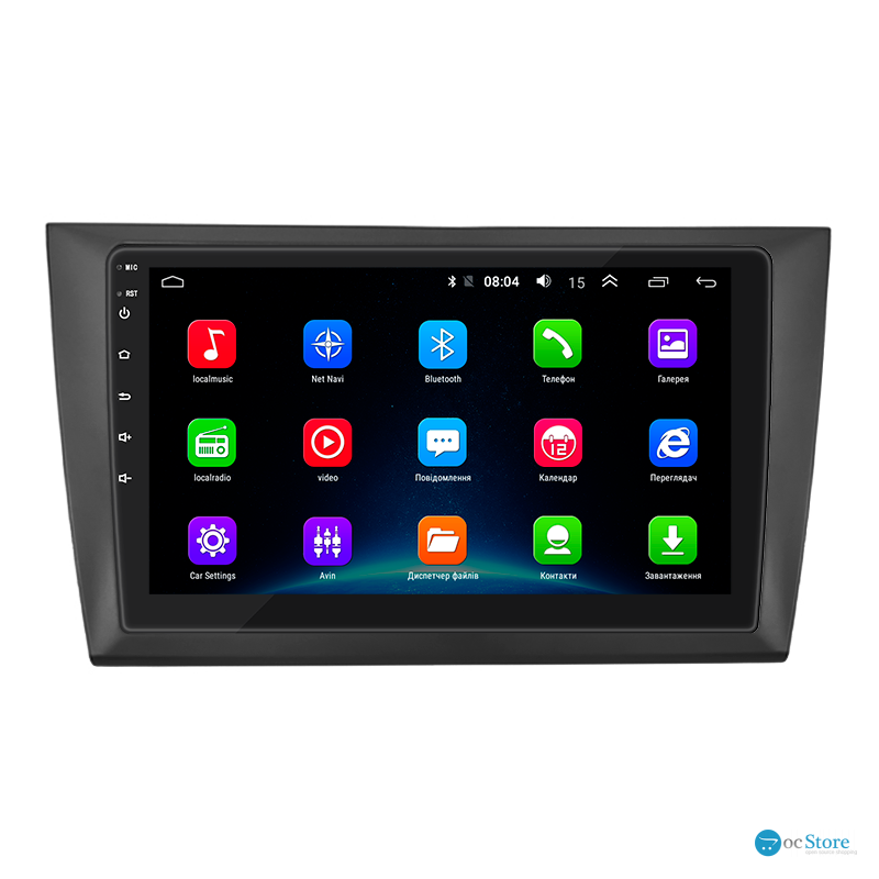 Штатная магнитола Lesko для Volkswagen Golf VI 2008-2012 экран 9" 2/32Gb Wi-Fi GPS Base