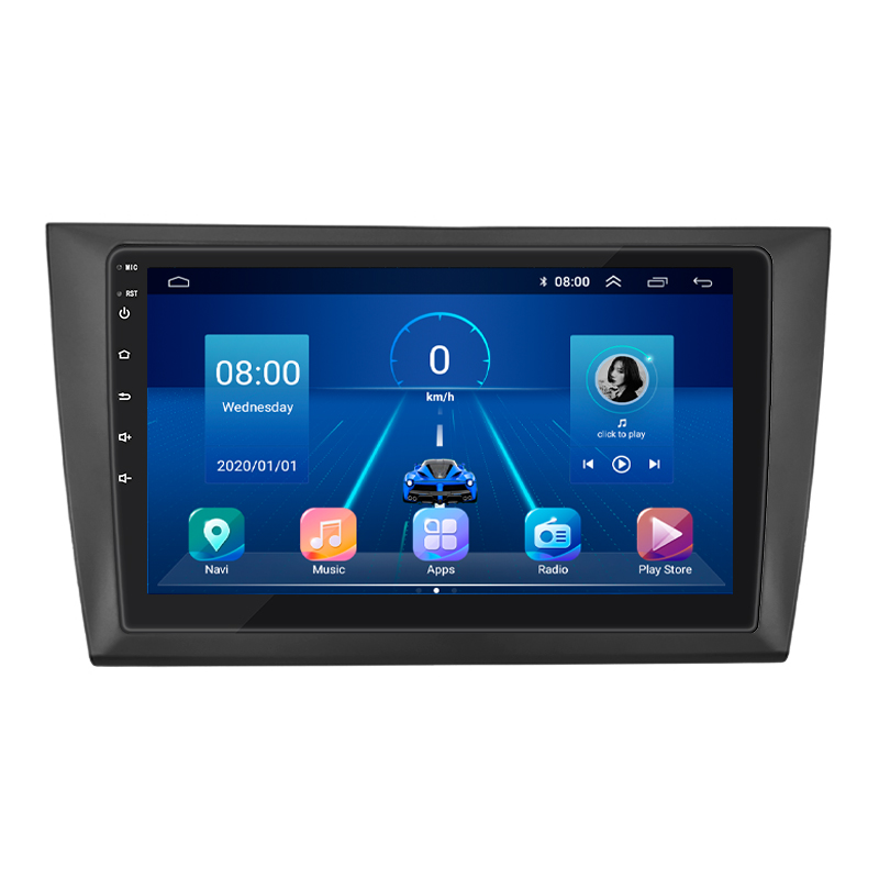 Штатная магнитола Lesko для Volkswagen Golf VI 2008-2012 экран 9" 2/32Gb 4G Wi-Fi GPS Top