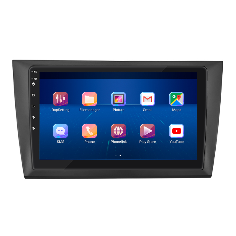 Штатная магнитола Lesko для Volkswagen Golf VI 2008-2012 экран 9" 4/64Gb 4G Wi-Fi GPS Top