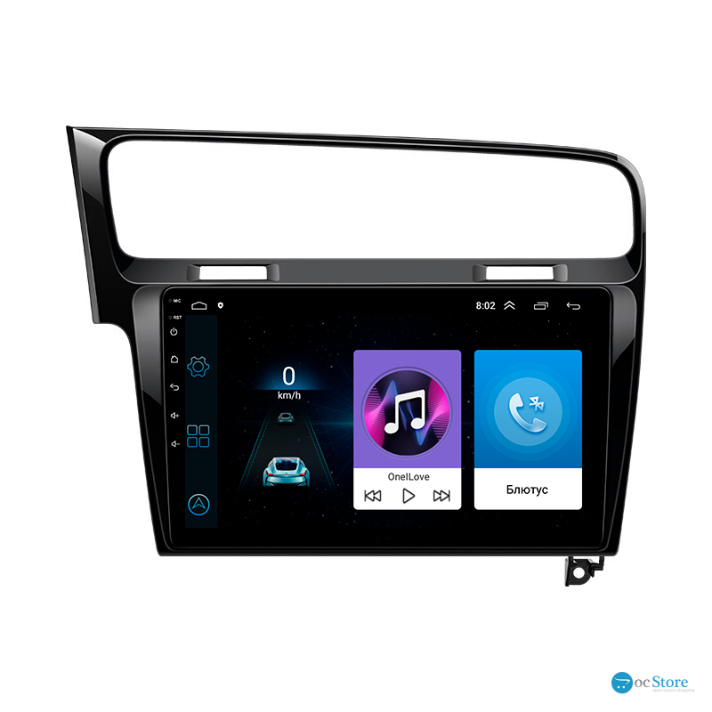 Штатная магнитола Lesko для Volkswagen Golf VII 2012-2017 экран 10" 1/16Gb Wi-Fi GPS Base