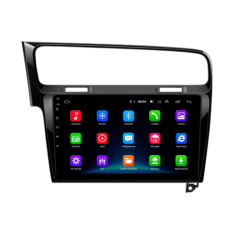 Штатная магнитола Lesko для Volkswagen Golf VII 2012-2017 экран 10" 2/32Gb Wi-Fi GPS Base