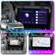 Штатная магнитола Lesko для Volkswagen Golf VII 2012-2017 экран 10" 2/32Gb CarPlay 4G Wi-Fi GPS Prime