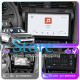 Штатная магнитола Lesko для Volkswagen Golf VII 2012-2017 экран 10" 4/64 QLED CarPlay 4G Wi-Fi GPS 360 Prime
