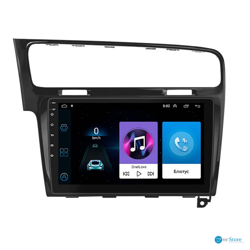 Штатная магнитола Lesko для Volkswagen Golf VII Рестайлинг 2017-н.в. экран 10" 1/16Gb Wi-Fi GPS Base
