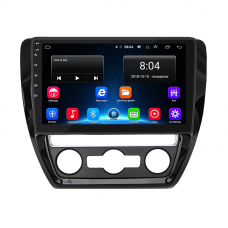Штатная магнитола Lesko для Volkswagen Jetta VI Рестайлинг 2014-2018 экран 10" 2/32Gb Wi-Fi GPS Base