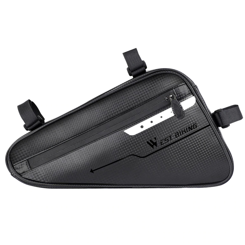 Сумка велосипедная West Biking 0707220 треуголный под раму Black