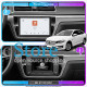Штатная магнитола Lesko для Volkswagen Lavida II 2015-2018 экран 10" 4/64 QLED CarPlay 4G Wi-Fi GPS 360 Prime