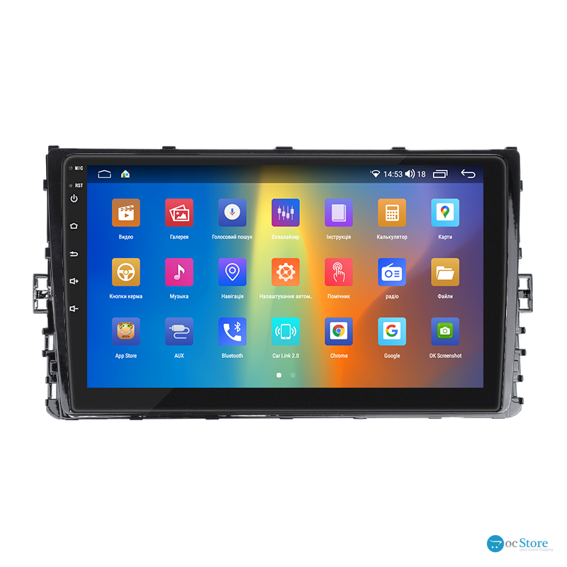 Штатная магнитола Lesko для Volkswagen Lavida III 2018-н.в. экран 9" 2/32Gb CarPlay 4G Wi-Fi GPS Prime