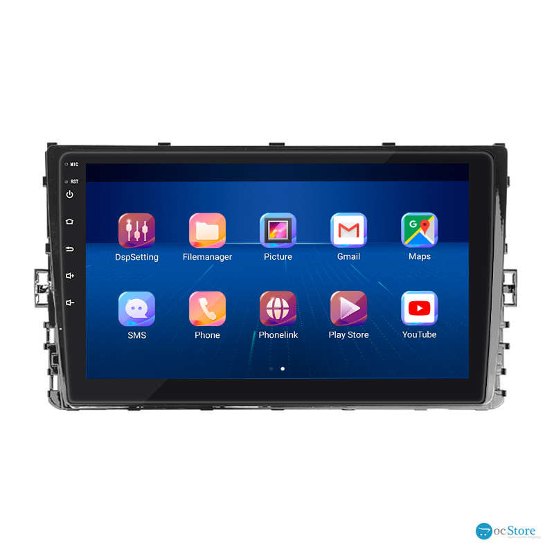 Штатная магнитола Lesko для Volkswagen Lavida III 2018-н.в. экран 9" 4/64Gb 4G Wi-Fi GPS Top