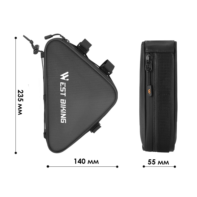 Сумка велосипедная West Biking YP0707387 велосумка под раму