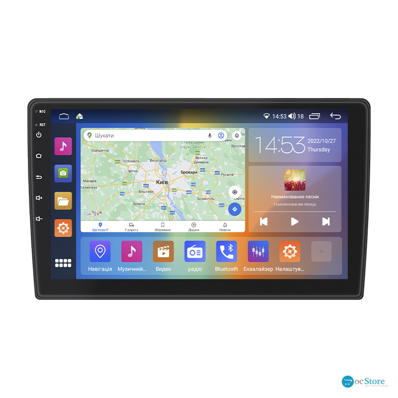 Штатная магнитола Lesko для Volkswagen Multivan T5 2003-2009 экран 10" 2/32Gb CarPlay 4G Wi-Fi GPS Prime