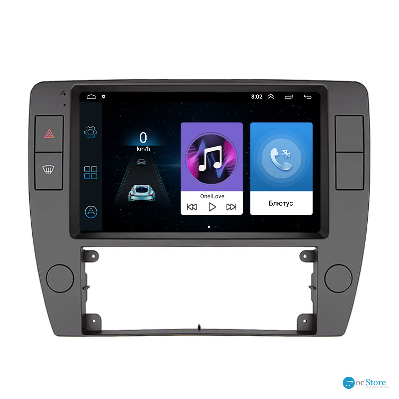 Штатная магнитола Lesko для Volkswagen Passat B5 Рестайлинг 2000-2005 экран 9" 1/16Gb Wi-Fi GPS Base