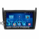 Штатная магнитола Lesko для Volkswagen Polo V 2009-2015 экран 9" 2/32Gb 4G Wi-Fi GPS Top