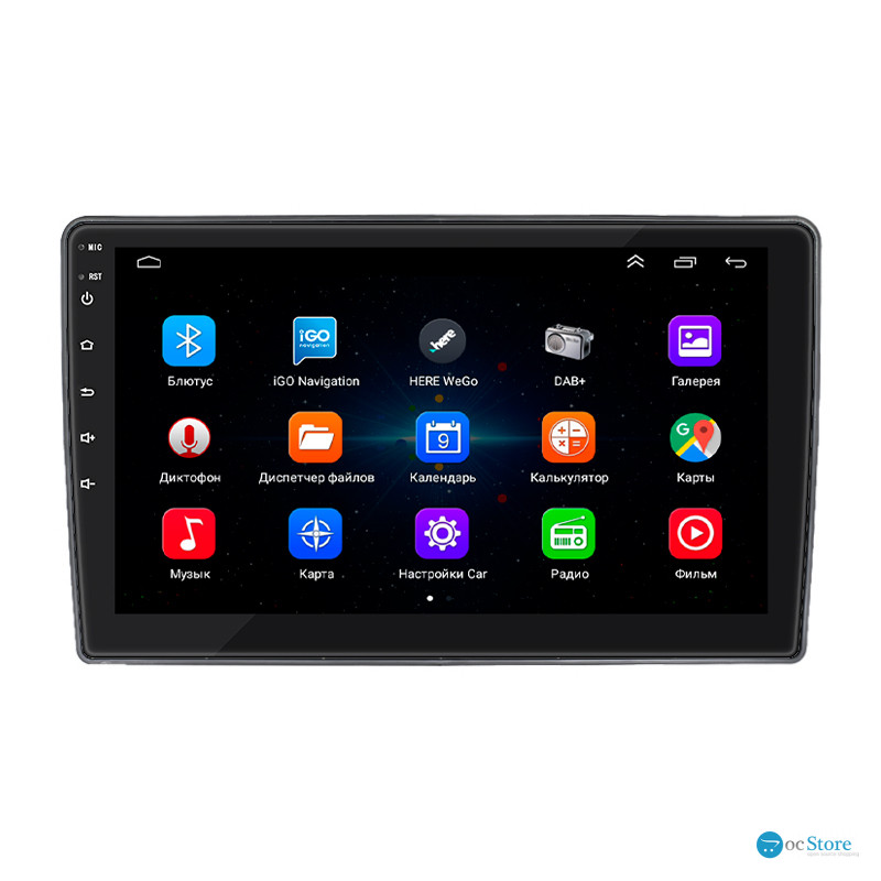Штатная магнитола Lesko для Volkswagen Scirocco III Рестайлинг 2014-2017 экран 10" 1/16Gb Wi-Fi GPS Base