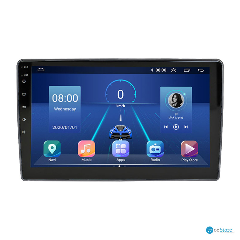 Штатная магнитола Lesko для Volkswagen Scirocco R I Рестайлинг 2014-2017 экран 10" 4/64Gb 4G Wi-Fi GPS Top
