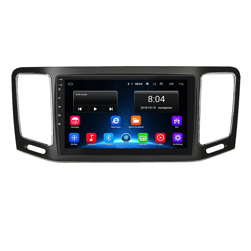 Штатная магнитола Lesko для Volkswagen Sharan II 2010-2015 экран 9" 2/32Gb Wi-Fi GPS Base