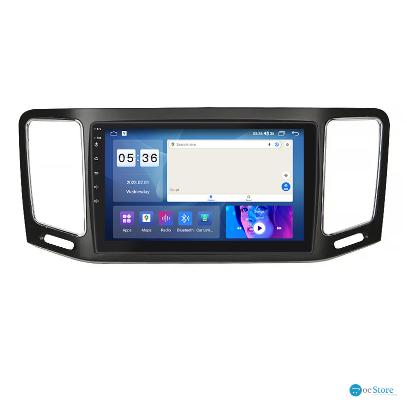 Штатная магнитола Lesko для Volkswagen Sharan II 2010-2015 экран 9" 2/32Gb CarPlay 4G Wi-Fi GPS Prime