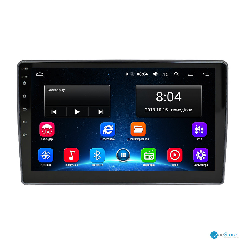 Штатная магнитола Lesko для Volkswagen Sharan II Рестайлинг 2015-н.в. экран 9" 2/32Gb Wi-Fi GPS Base