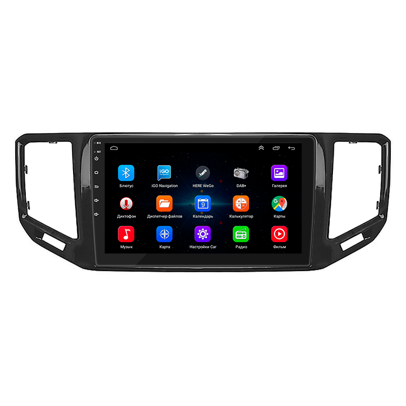 Штатная магнитола Lesko для Volkswagen Teramont I 2017-2020 экран 10" 1/16Gb Wi-Fi GPS Base