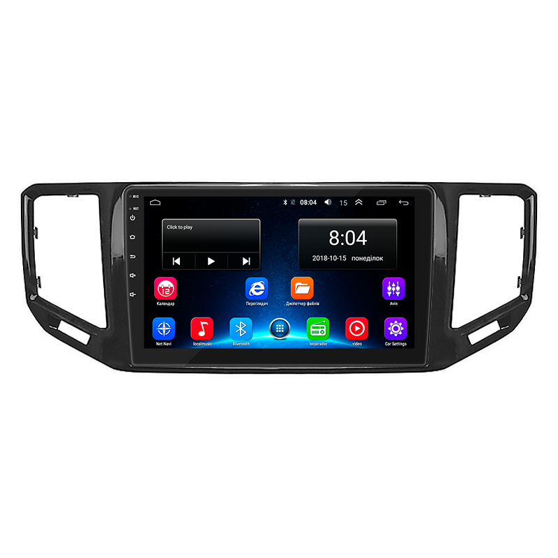 Штатная магнитола Lesko для Volkswagen Teramont I 2017-2020 экран 10" 2/32Gb Wi-Fi GPS Base