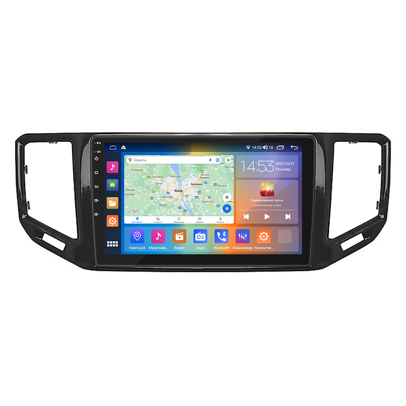 Штатная магнитола Lesko для Volkswagen Teramont I 2017-2020 экран 10" 4/64Gb CarPlay 4G Wi-Fi GPS Prime